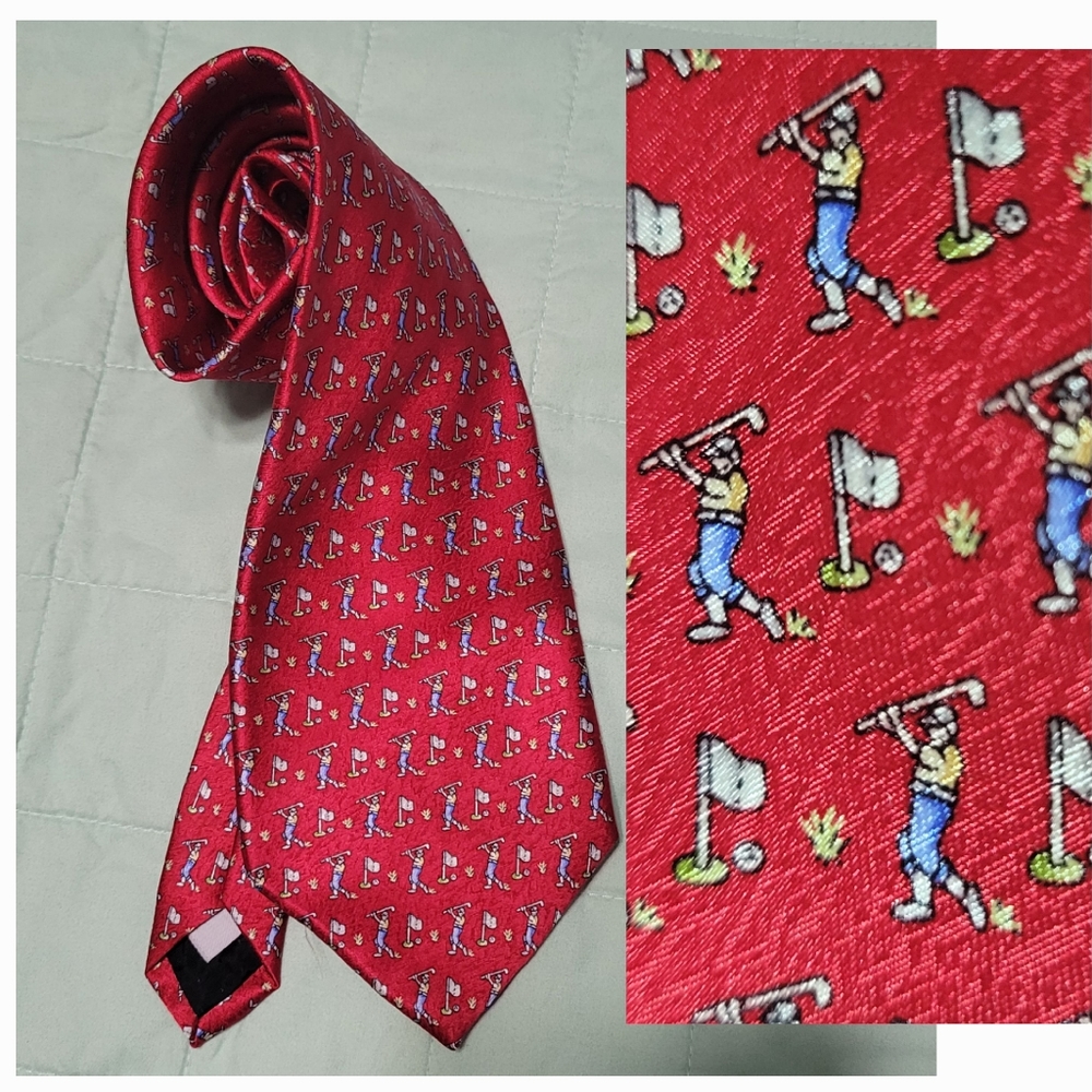 Golf Pierre Cardin Silk Tie